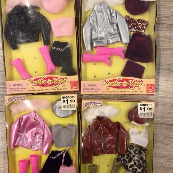 Vintage Clone Doll Lucky Fashion Corner Leather in Vogue Outfits - Picture 1 of 3